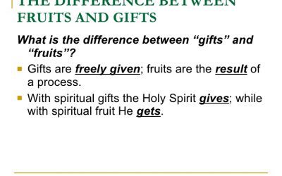 difference between fruit and gifts five fold ministry gift test
