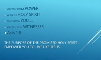 anointing of the holy spirit Otakada.org blog