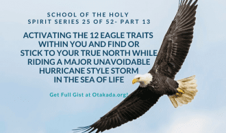 Weekly Motivation and Inspirational Stories for the Marketplace Series 25 of 52 - School of the Holy Spirit Part 13 - Activating the 12 Eagle Traits Within You and Find or Stick to Your True North while Riding a Major Unavoidable Hurricane Style Storm in the Sea of Life