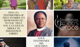 1) Five (5) testimonies of true stories to demonstrate to you that you can live in absolute freedom in Christ: Late Archbishop Benson Idahosa’s Encounter with Armed Robbers + I met God When My plane crashed - Dave Jonsson + The Search is Over – Rachel Duelo + I am Restored - Laila Son + Divine Healing From Sickle Cell Anemia - Joelle Shekinah