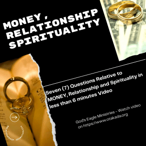money Relationship and Spirituality