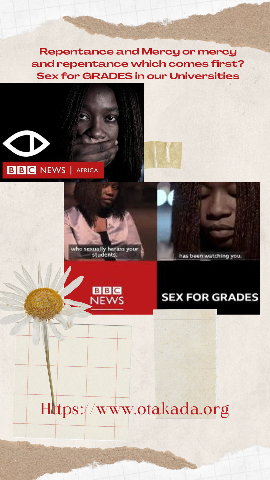 Sex for GRADES in our Universities