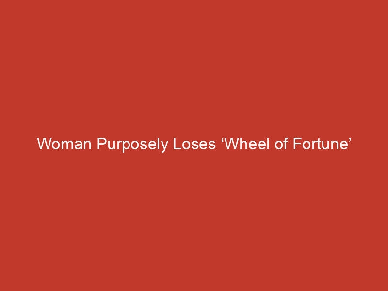 woman purposely loses wheel of fortune round with unusual letter choices then pat sajak finds out why 2 10190