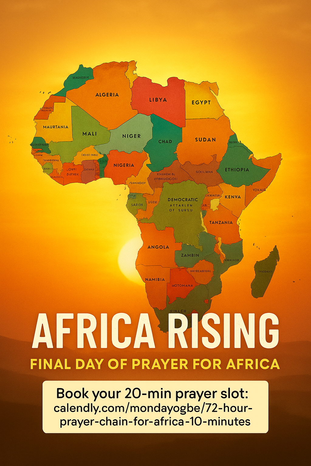 AFRICA RISING — FINAL DAY OF 24-HOUR PRAYER CHAIN
