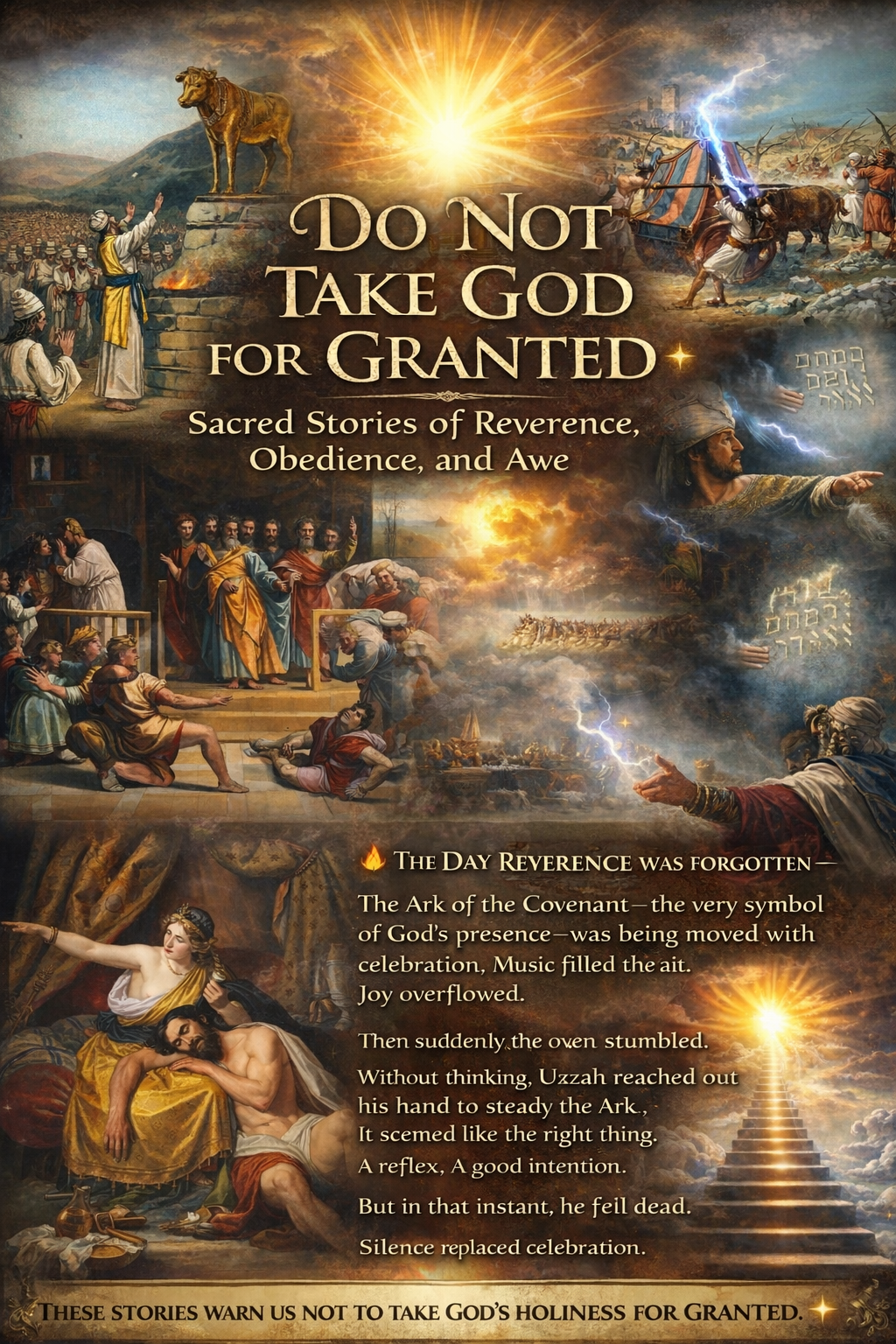 DO NOT TAKE GOD FOR GRANTED 1 DO NOT TAKE GOD FOR GRANTED
