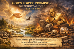 God’s Power, Promise and the Futility of Idols – Isaiah 41:10–29 TPT - 12 Prayers and Declarations for Freedom 2 God’s Power, Promise and the Futility of Idols – Isaiah 41:10–29 TPT - 12 Prayers and Declarations for Freedom