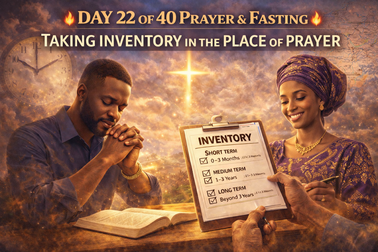 Day 22 of 40 Prayer & Fasting - Standing in the GAP for the NATIONS What Will Success Look Like, Feel Like and Experienced When All Is Said and Done in the Place of Prayer
