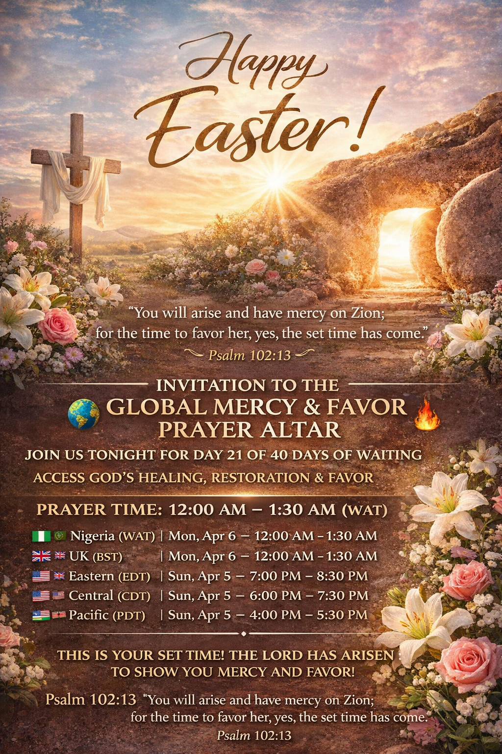HAPPY EASTER TO ALL OUR FRIENDS & FOLLOWERS!