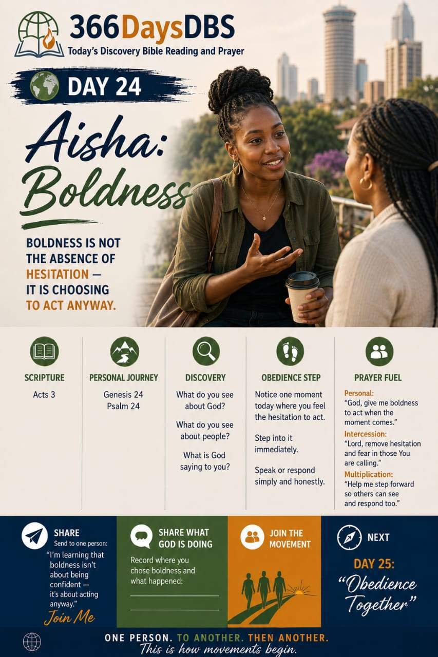 Home - Gods' Eagle Ministries - GEM 145 DAY 24 — Aisha: Boldness Aisha felt it again