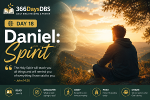 Today's Discovery Bible Reading and Prayer 🌍 DAY 18 — Daniel: Spirit 2 Today's Discovery Bible Reading and Prayer 🌍 DAY 18 — Daniel: Spirit